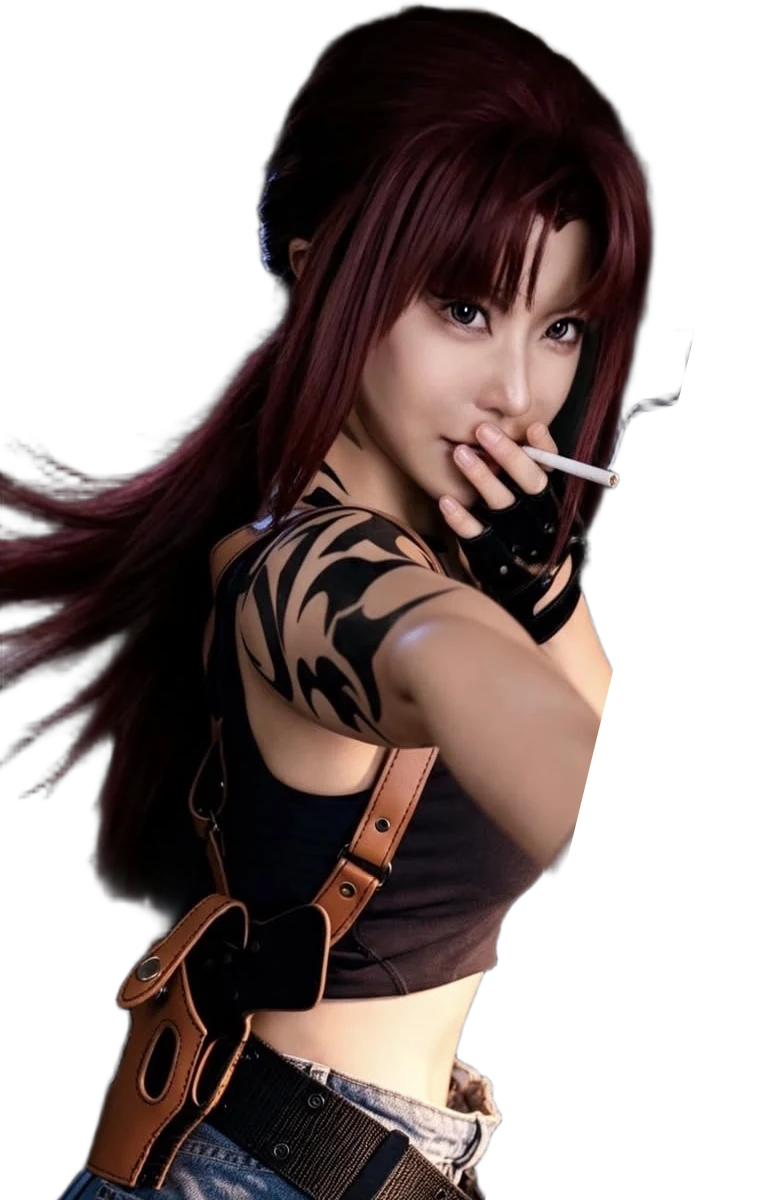 Revy cosplay (Black Lagoon)